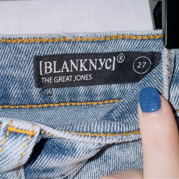 BlankNYC Light Wash DenimThe Great Jones High Rise Skinny Jeans size 27 - Picture 2 of 6